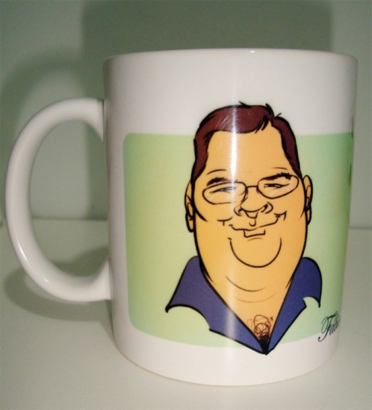 Caneca Personalizada com Caricatura em Guarulhos Aclimação - Caneca Personalizada com Caricatura na Zona Leste