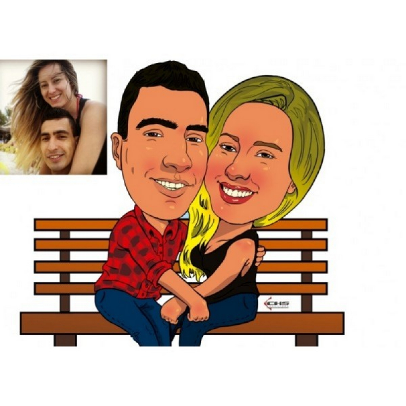 Caricatura de Casamento em Santana Pinheiros - Caricatura para Casamento