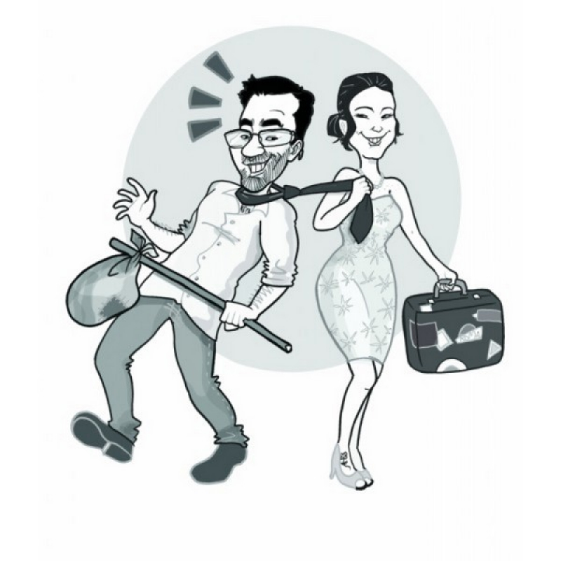 Caricatura de Casamento em São Paulo  Santo André - Fazer Caricatura de Casamento