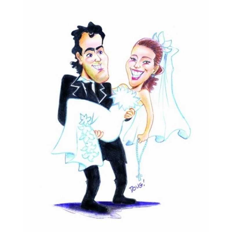 Caricatura em Casamento Preço Vila Guiomar - Caricatura para Formatura