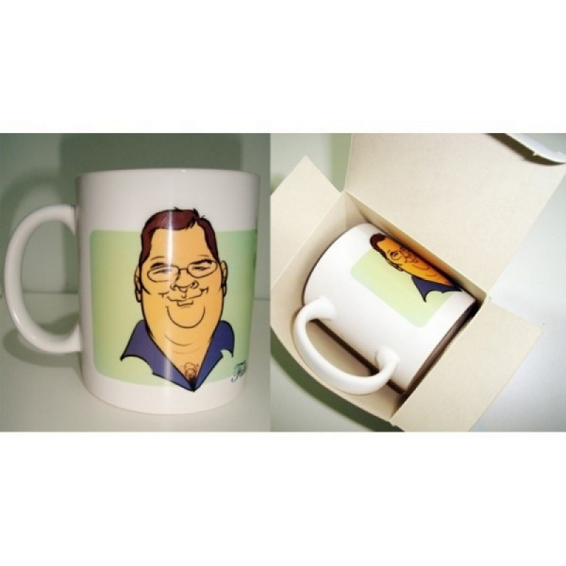 Serviço de Caricatura Personalizada Condominio - Caricatura na Caneca