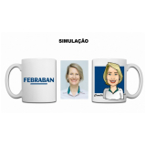 caneca personalizada com caricatura no ABC valor Jardim São Bento