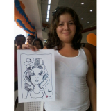 caricaturista para eventos no ABC Vila Lucinda