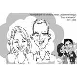 fazer caricatura para casamento Jardim Las Vegas